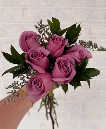 Half Dozen Purple Roses  Prom
