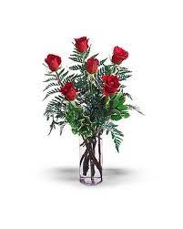 HALF DOZEN RED ROSES