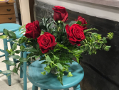 Half Dozen Red Roses 