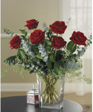 Half Dozen  Red Roses