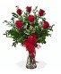 Half Dozen Red Roses Rose Arrangement