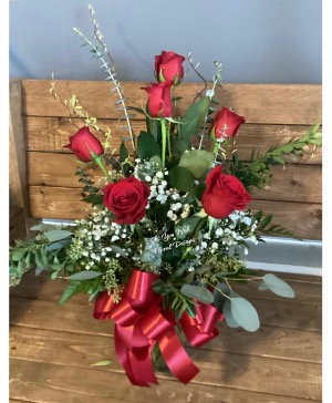 Half Dozen Red Roses Roses