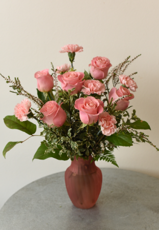 Half Dozen Rose and Carnation  in La Grande, OR | FITZGERALD FLOWERS