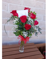 Half Dozen Rose Bouquet 