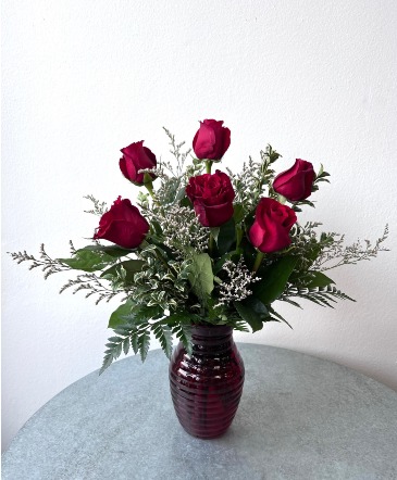 Half Dozen Roses  in La Grande, OR | FITZGERALD FLOWERS