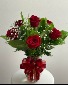 Half-Dozen Roses in Vase 
