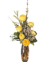 Half Dozen Roses Vase Arrangement