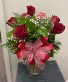 HALF DOZEN ROSES VASED ARRANGEMENT