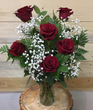 Half dozen Red  premium roses ✨ 