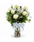 Half Dozen White Roses Arrangement