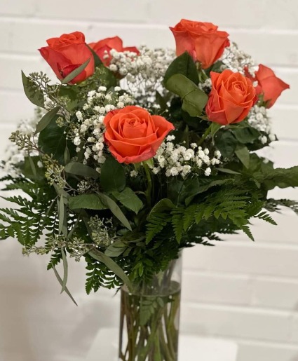 Half Orange Crush Roses