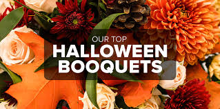 Halloween BOOquets wrapped bouquet