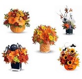 Click on HALLOWEEN for more  Fall Bouquets