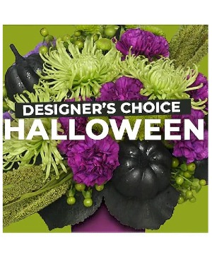 Halloween Designers Choice assorted flowers