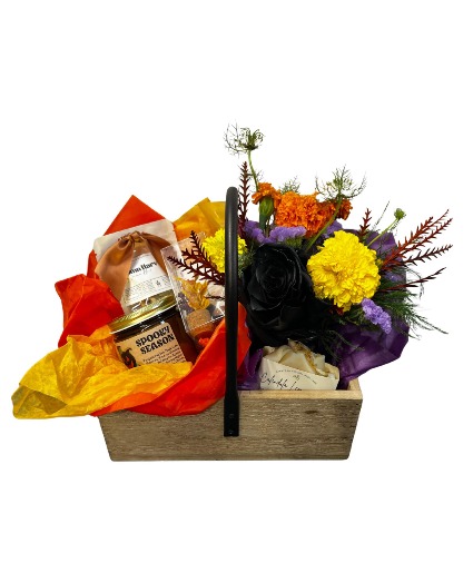 Halloween Gift Basket Arrangement