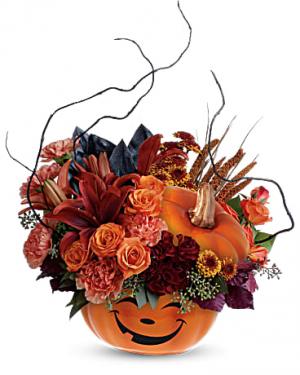 Halloween Magic Keepsake Pumpkin in Warrington, PA | ANGEL ROSE FLORIST INC. Halloween Magic Keepsake Pumpkin in Warrington, PA | ANGEL ROSE FLORIST INC.