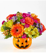 Halloween Pumpkin Fresh Flowers