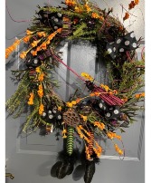 Halloween Witch Wreath Slik 