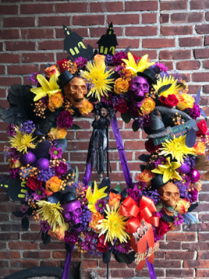 Halloween Wreath Funeral