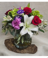 Hand-Blown Bubble Bowl Arrangement