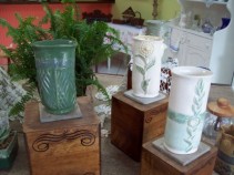 Hand built ceramic vases gift vase