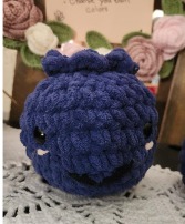 Hand Crochet Chunky Blueberry Gift