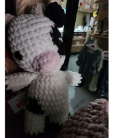 Hand Crochet Chunky Cow gift