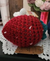 Hand Crochet Chunky Yarn Strawberry gift