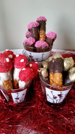 Hand Dipped Chocolate Covered Pretzel Bites