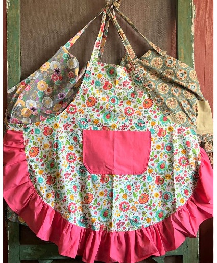 Hand made Apron design and pattern vary