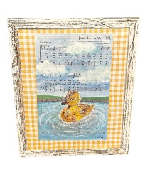 Hand Painted Hymn Jesus Loves Me 