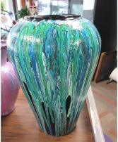 hand painted large vase call for availability