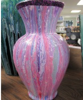 hand painted vase call for availability