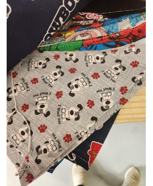 Hand Sewn Dog Scarf gifts