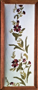 Hand needle point wall deco