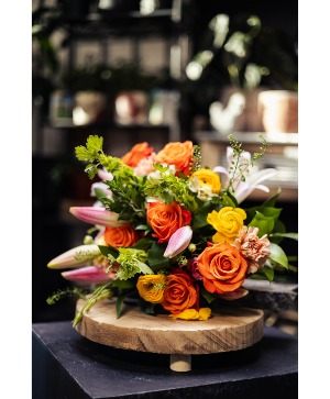 Hand-Tied Bouquet Bright colour palette 