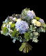 Hand tied Bouquet  Rhapsody in Blue