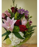 hand wrapped for you  bouquet in Lebanon, New Hampshire | LEBANON GARDEN OF EDEN FLORAL SHOP