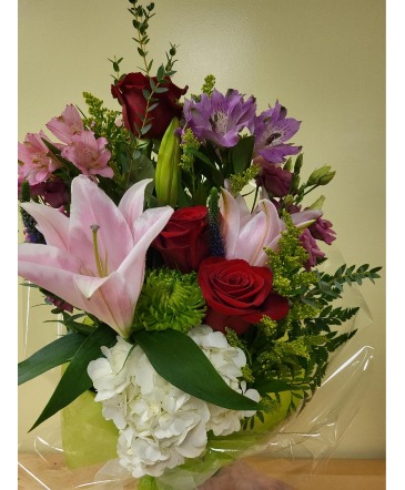 Hand Wrapped for You  bouquet in Lebanon, NH | LEBANON GARDEN OF EDEN FLORAL SHOP & GIFTS