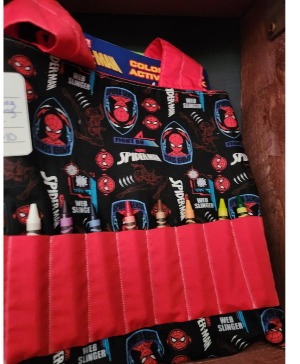 Hande Sewn Coloring Book Bags gift