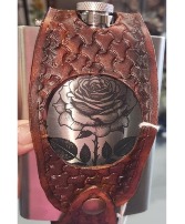 Handmade Leather Flask Cover gifts