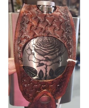 Handmade Leather Flask Cover gifts