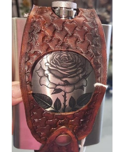 Handmade Leather Flask Cover gifts