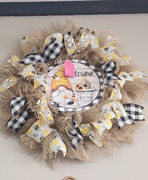 Handmade Mesh Wreath Gift