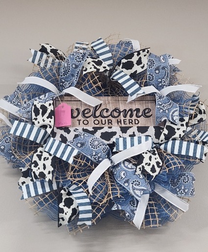 Handmade Mesh Wreath Gift