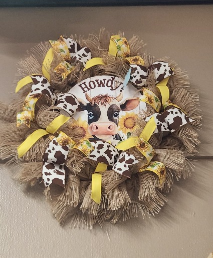 Handmade Mesh Wreath Gift