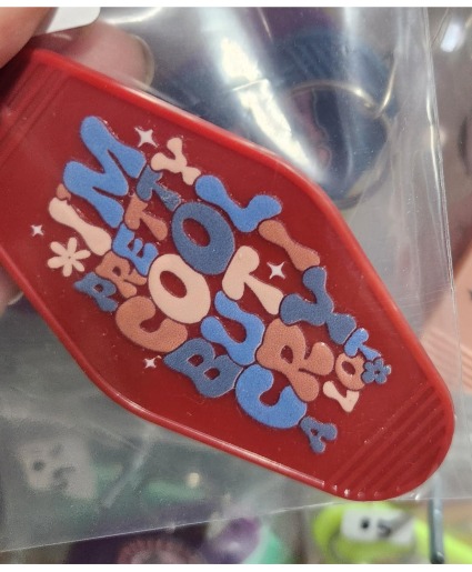 Handmade Motel Keychains gift