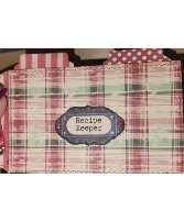 Handmade recipe keeper gift