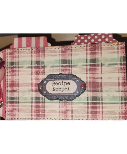 Handmade recipe keeper gift