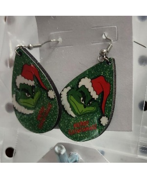 Handmade Sublimation Earrings gift